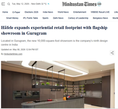 Häfele expands experiential retail footprint with flagship showroom in Gurugram