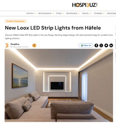 New Loox LED Strip Lights from Häfele
