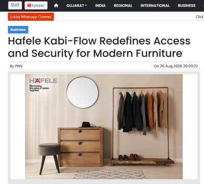 Häfele Kabi-Flow Redefines Access and Security for Modern Furniture