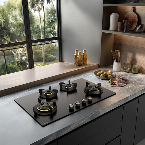 Hob Kitchen Feature Buy Häfele Cronus Hob – 3, 4 & 5 Burner Built-in Hob with Timer ...